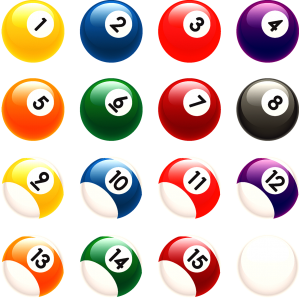 Billiard balls PNG-85013